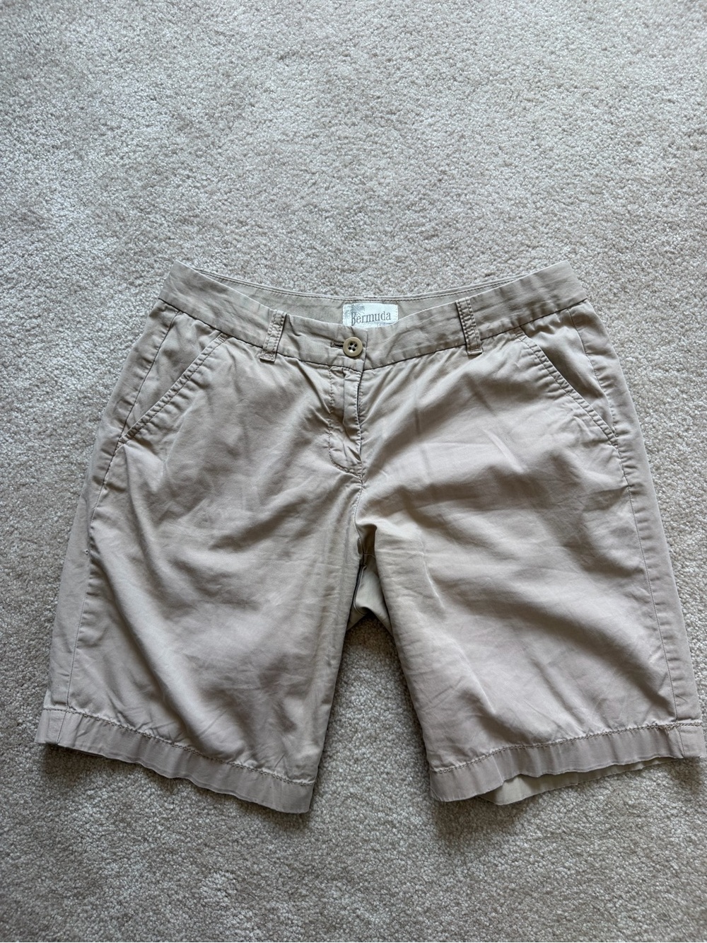 J. Crew Women's Beige Bermuda Shorts